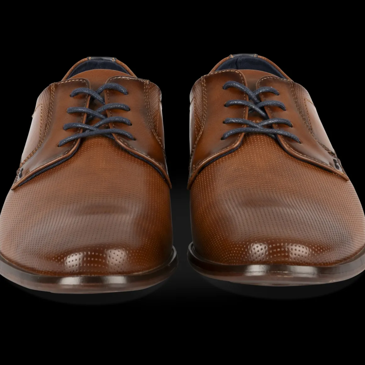 Veterschoenen COGNACKLEUR