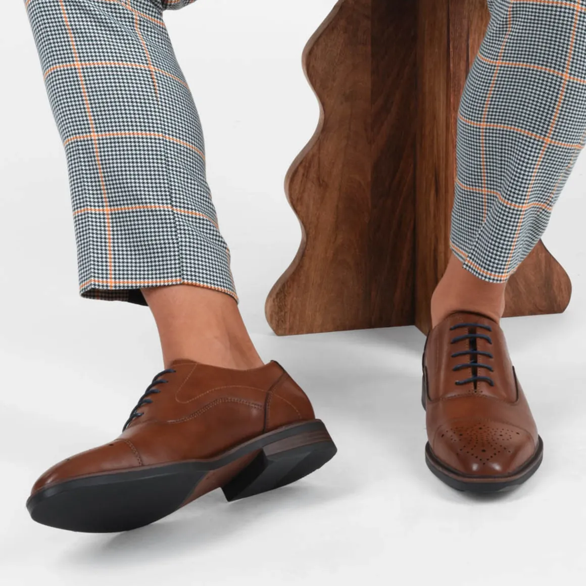 Veterschoenen COGNACKLEUR