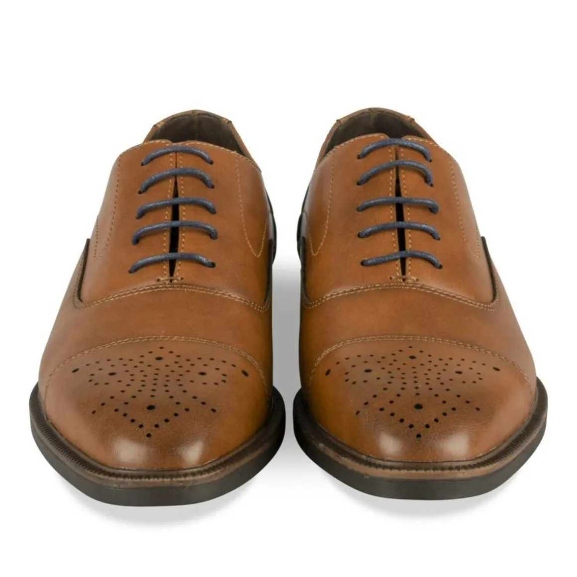 Veterschoenen COGNACKLEUR