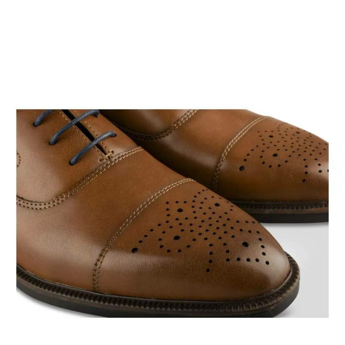 Veterschoenen COGNACKLEUR