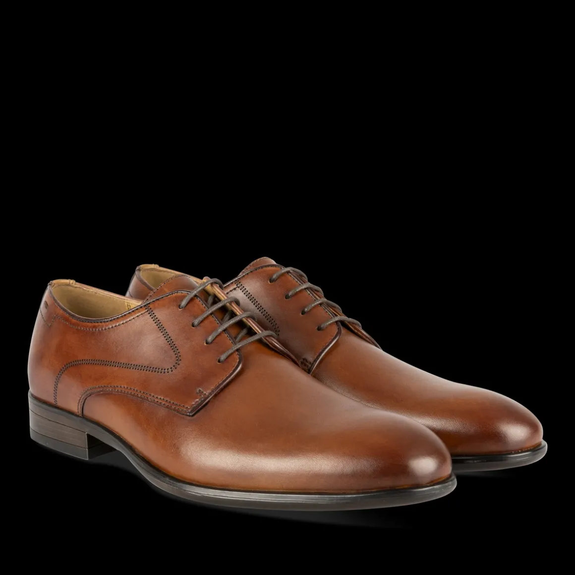 Veterschoenen COGNACKLEUR