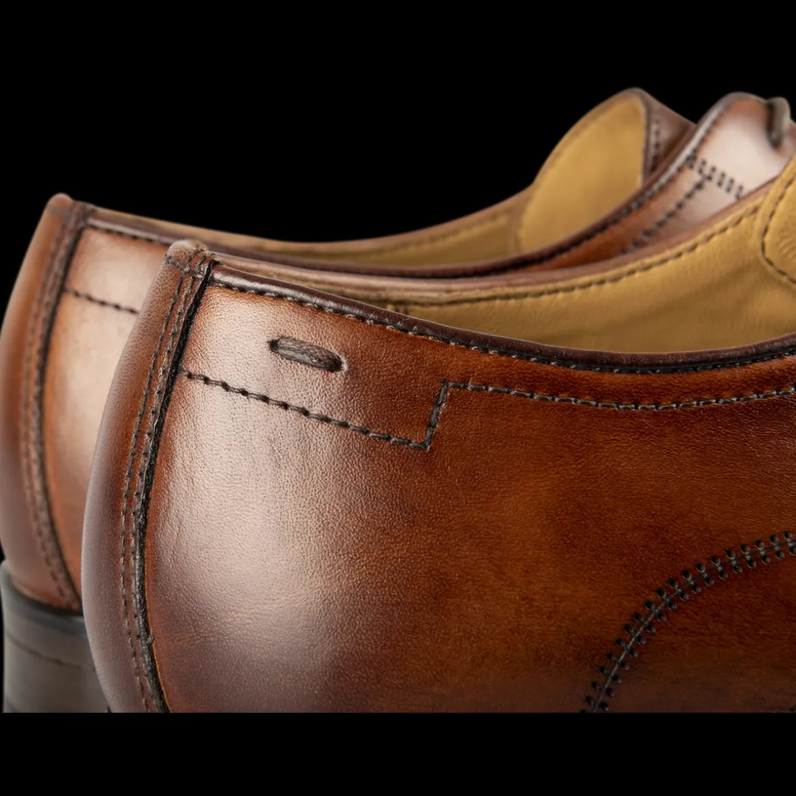 Veterschoenen COGNACKLEUR