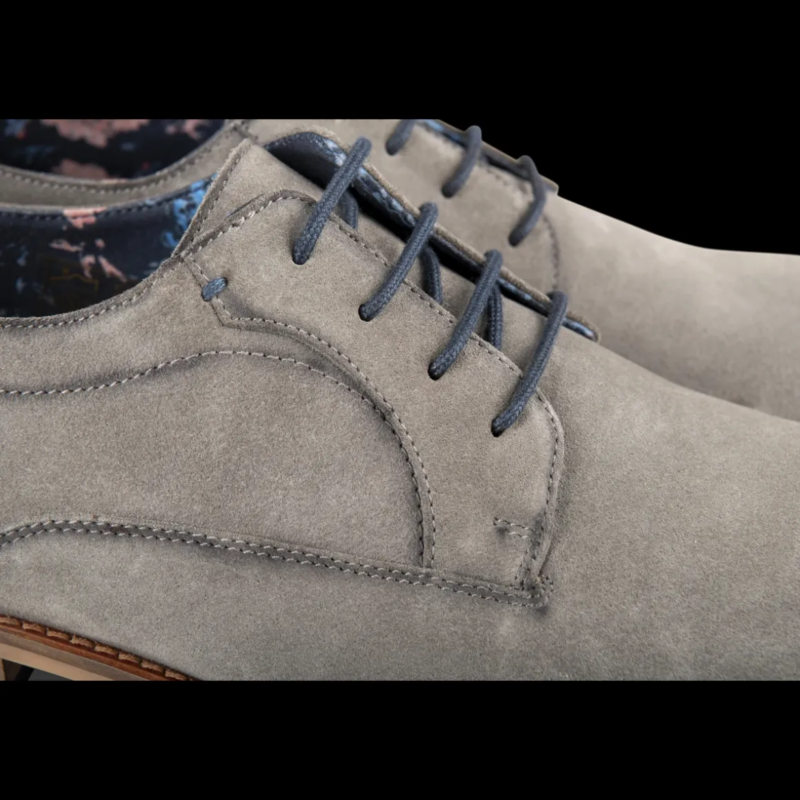 Veterschoenen GRIJS
