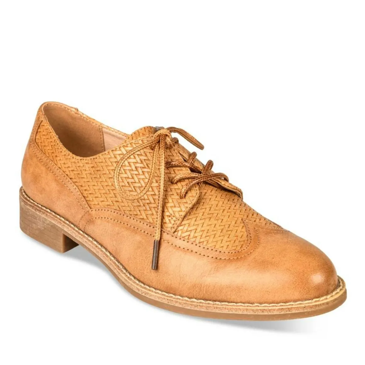Veterschoenen KASTANJEBRUIN