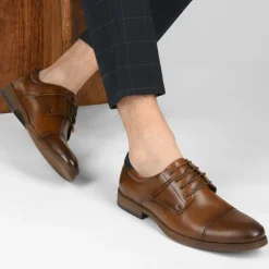 Veterschoenen KASTANJEBRUIN