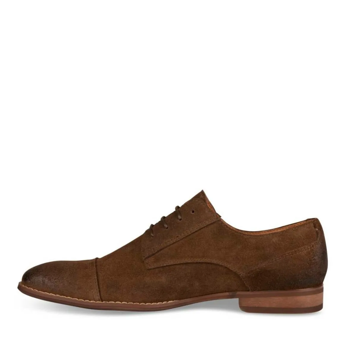 Veterschoenen KASTANJEBRUIN B-BLAKE LEER