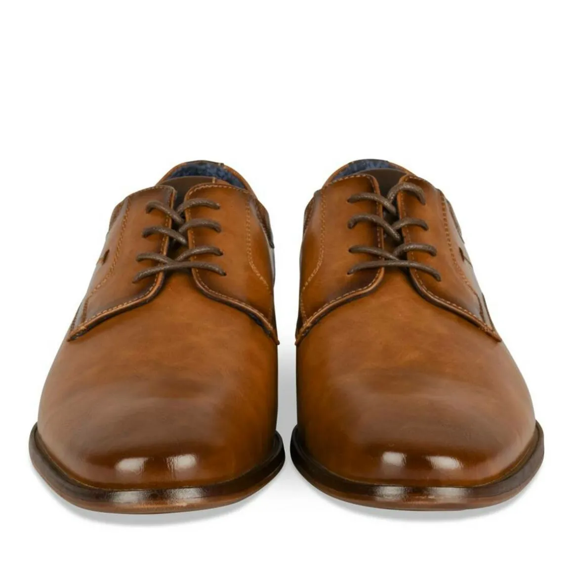 Veterschoenen KASTANJEBRUIN