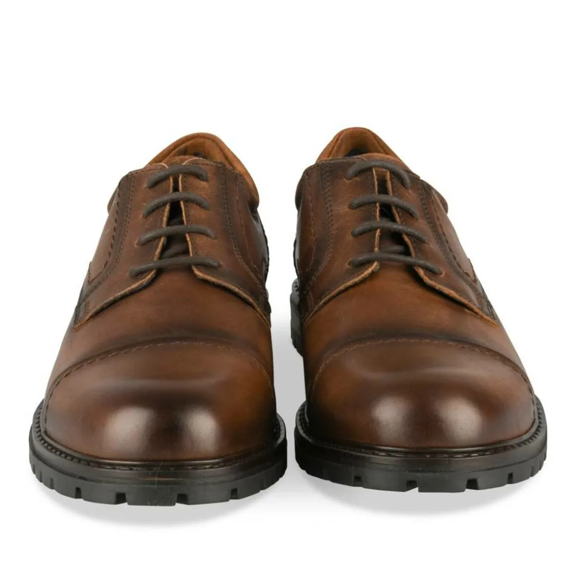 Veterschoenen KASTANJEBRUIN