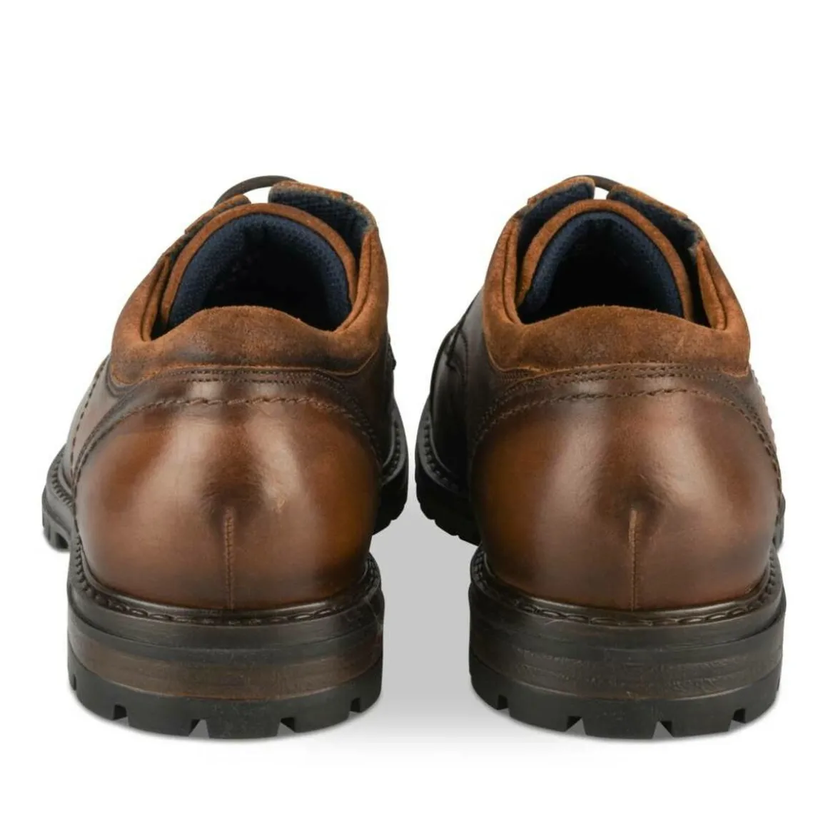 Veterschoenen KASTANJEBRUIN