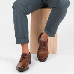 Veterschoenen KASTANJEBRUIN
