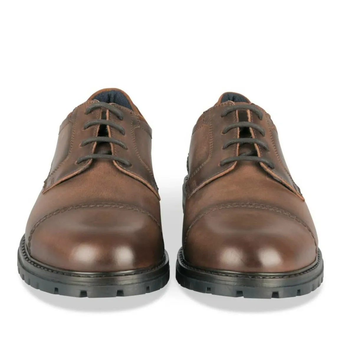 Veterschoenen KASTANJEBRUIN