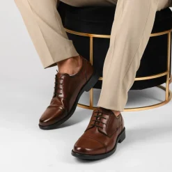 Veterschoenen KASTANJEBRUIN