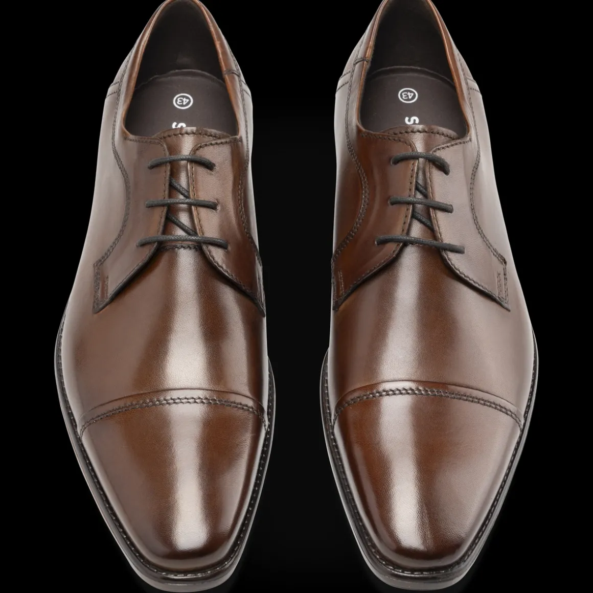 Veterschoenen KASTANJEBRUIN