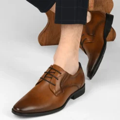 Veterschoenen KASTANJEBRUIN