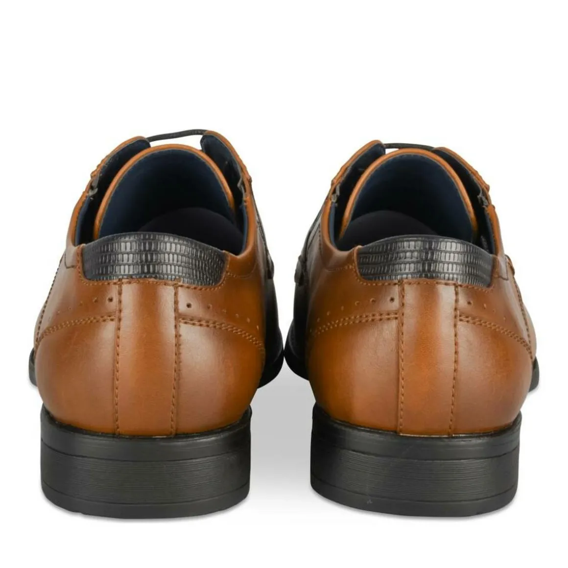 Veterschoenen KASTANJEBRUIN