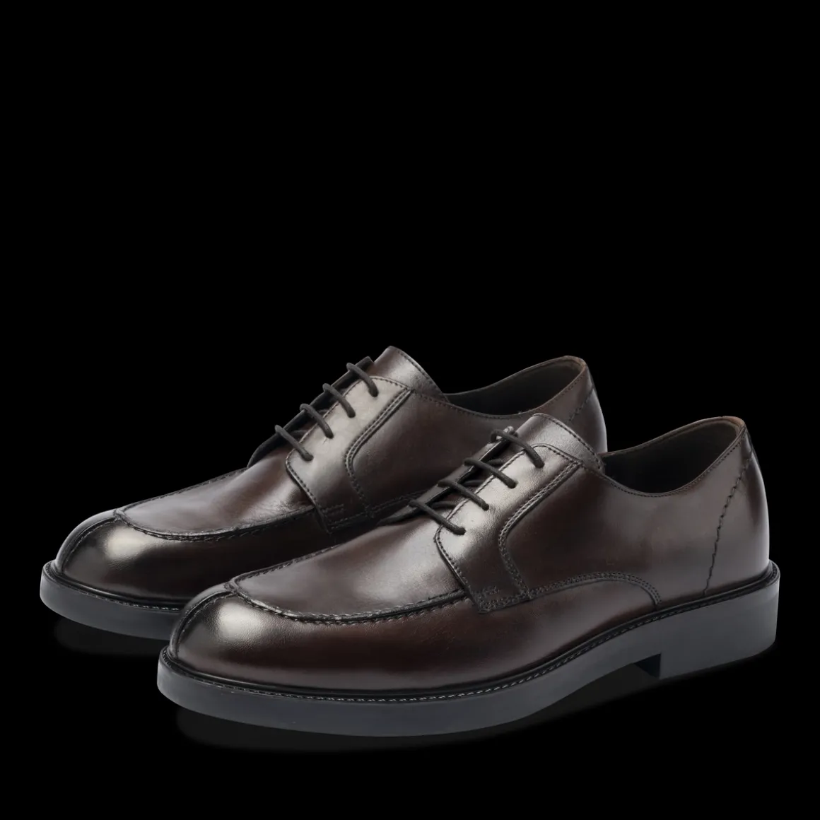 Veterschoenen KASTANJEBRUIN