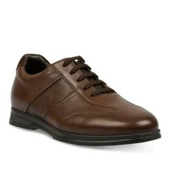 Veterschoenen KASTANJEBRUIN NEOSOFT HEREN LEER