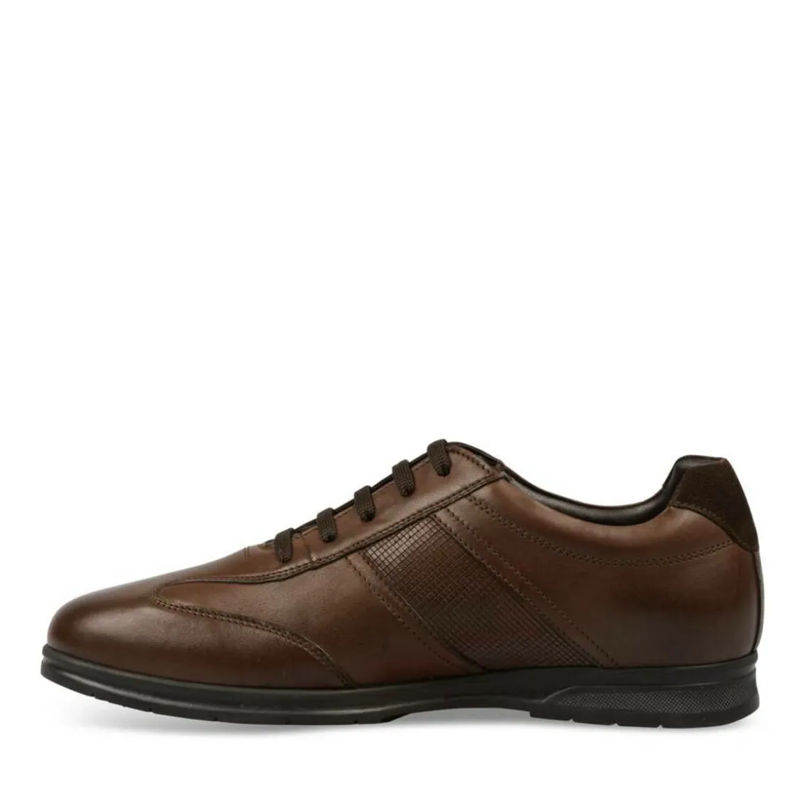 Veterschoenen KASTANJEBRUIN NEOSOFT HEREN LEER