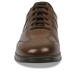 Veterschoenen KASTANJEBRUIN NEOSOFT HEREN LEER