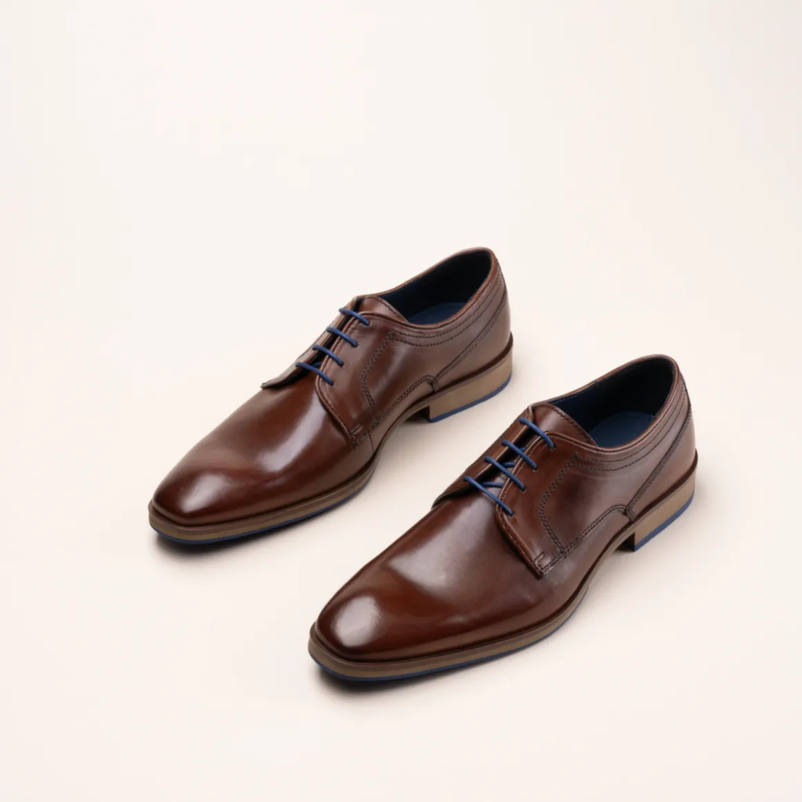 Veterschoenen KASTANJEBRUIN