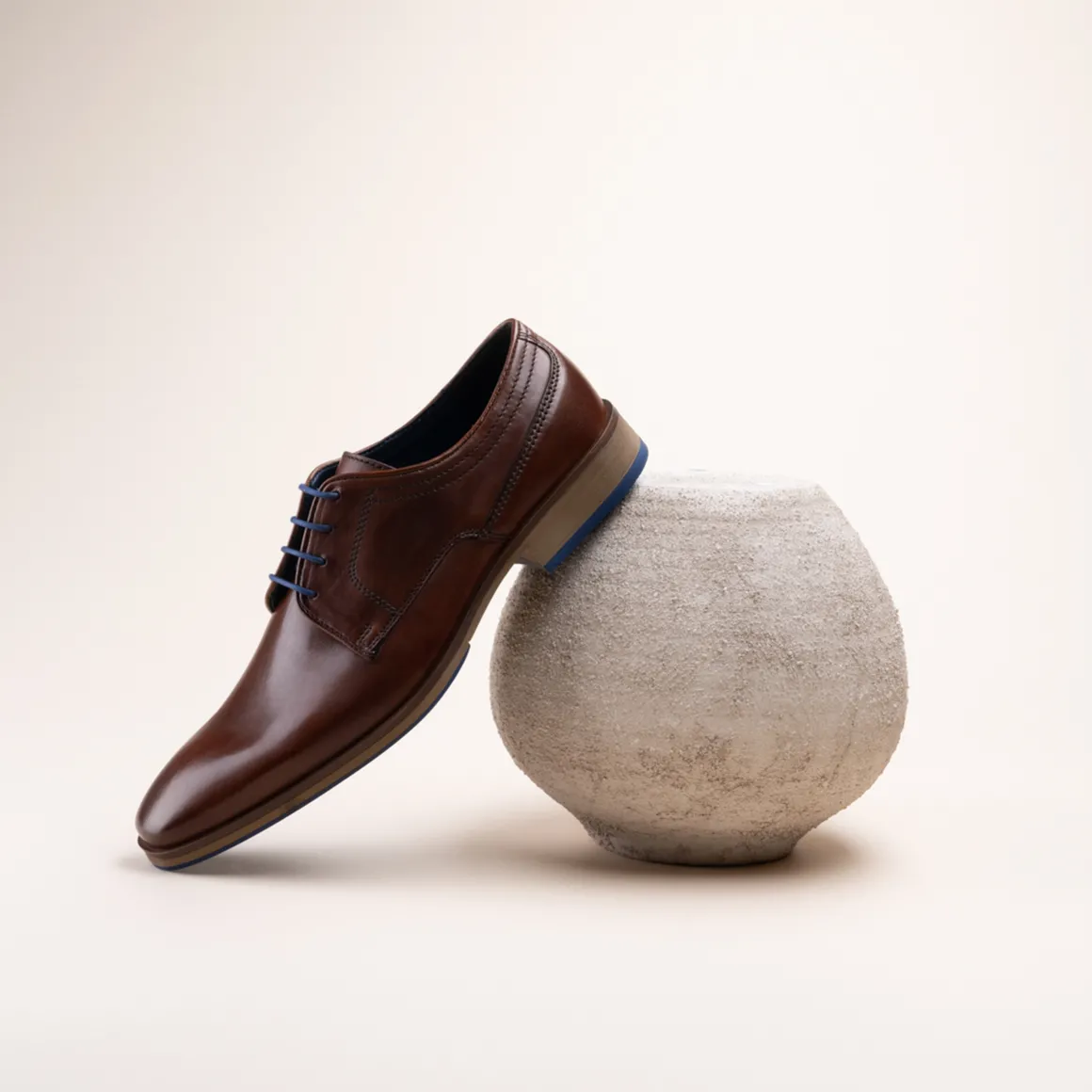 Veterschoenen KASTANJEBRUIN