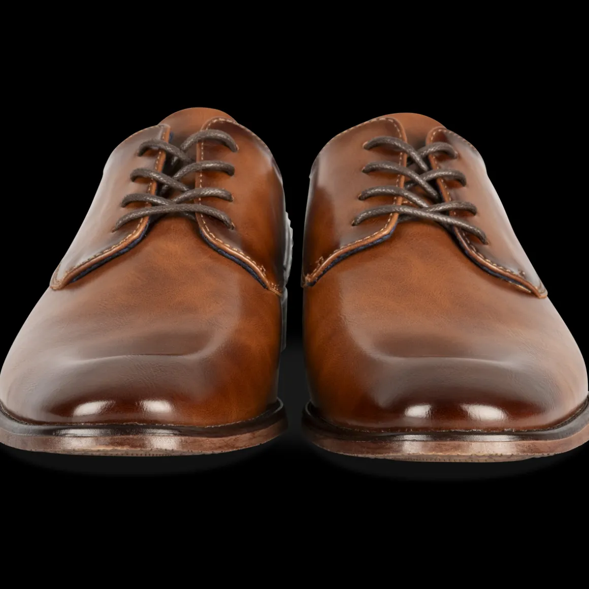 Veterschoenen KASTANJEBRUIN