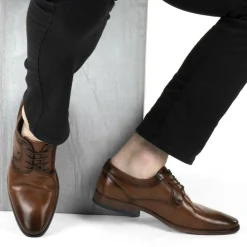 Veterschoenen KASTANJEBRUIN