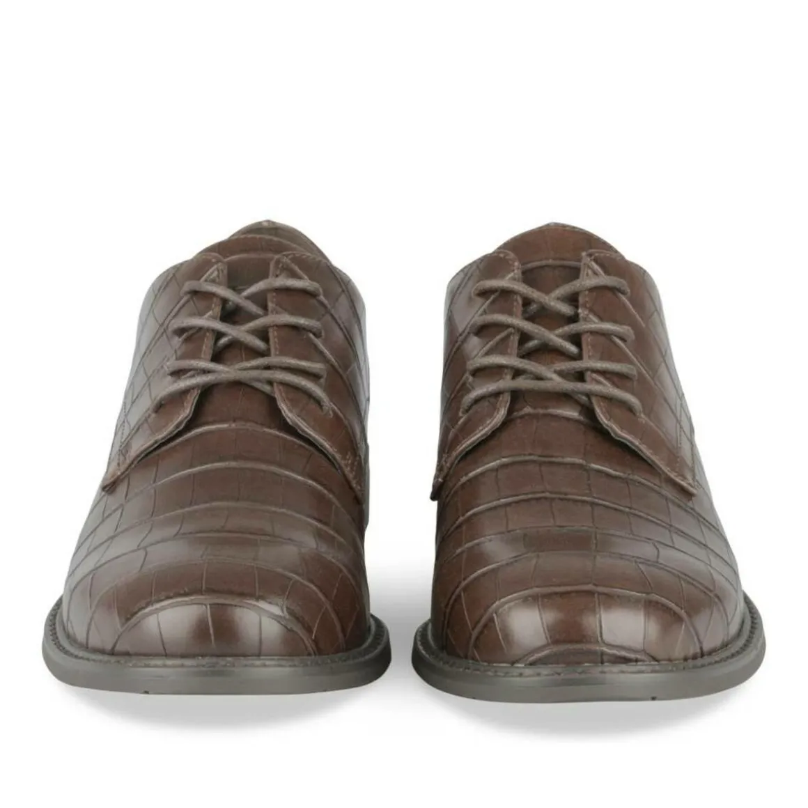 Veterschoenen KASTANJEBRUIN