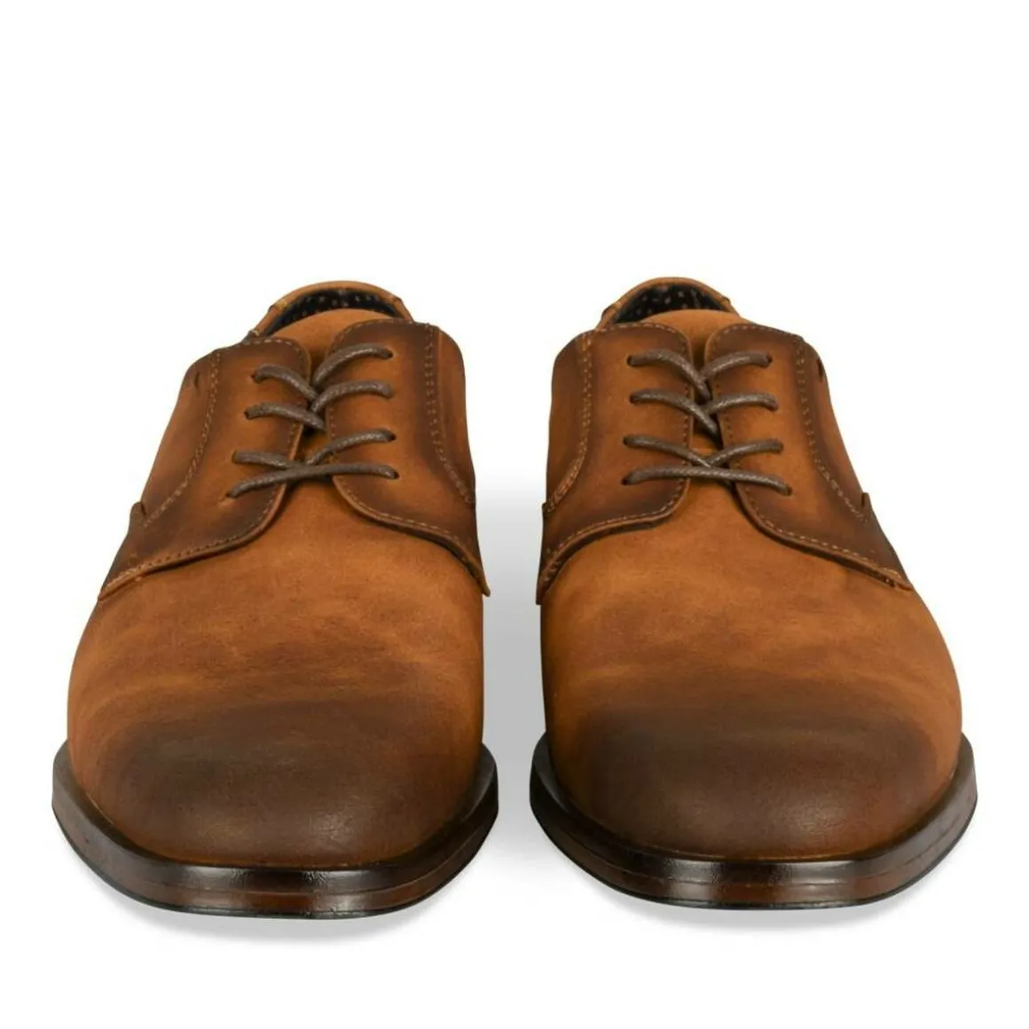 Veterschoenen KASTANJEBRUIN
