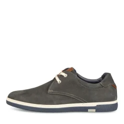 Veterschoenen NAVY DENIM SIDE LEER
