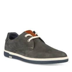 Veterschoenen NAVY DENIM SIDE LEER