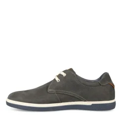 Veterschoenen NAVY DENIM SIDE LEER
