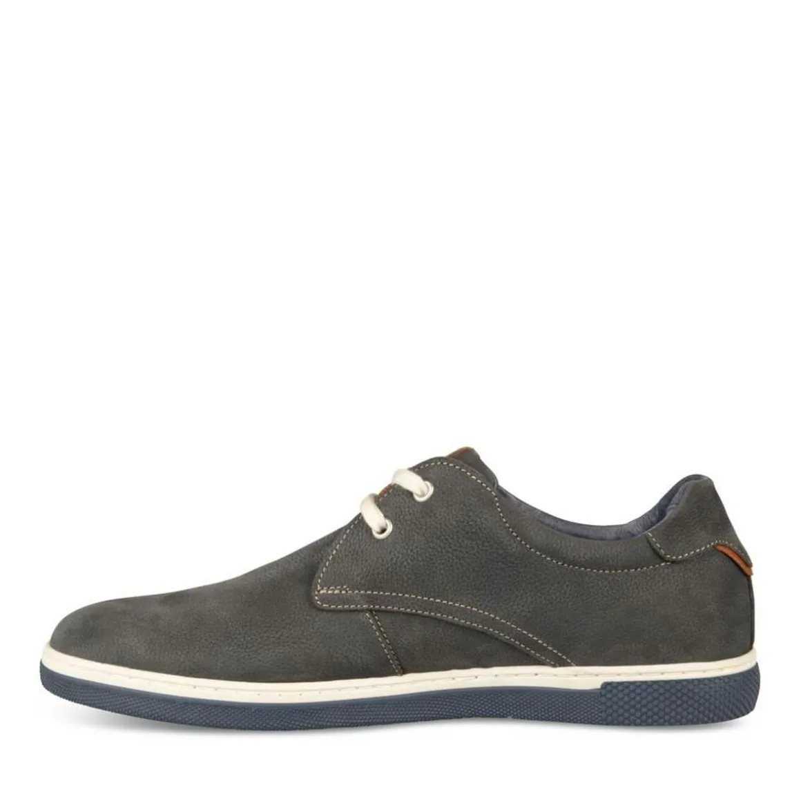 Veterschoenen NAVY DENIM SIDE LEER