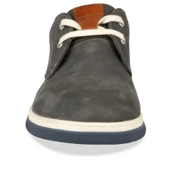 Veterschoenen NAVY DENIM SIDE LEER