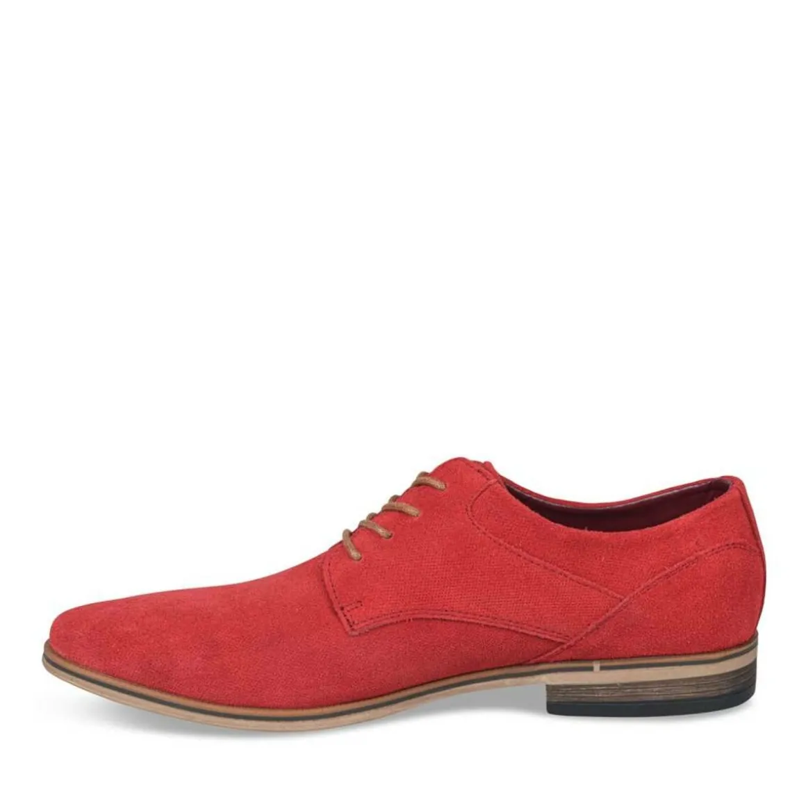 Veterschoenen ROOD B-BLAKE LEER