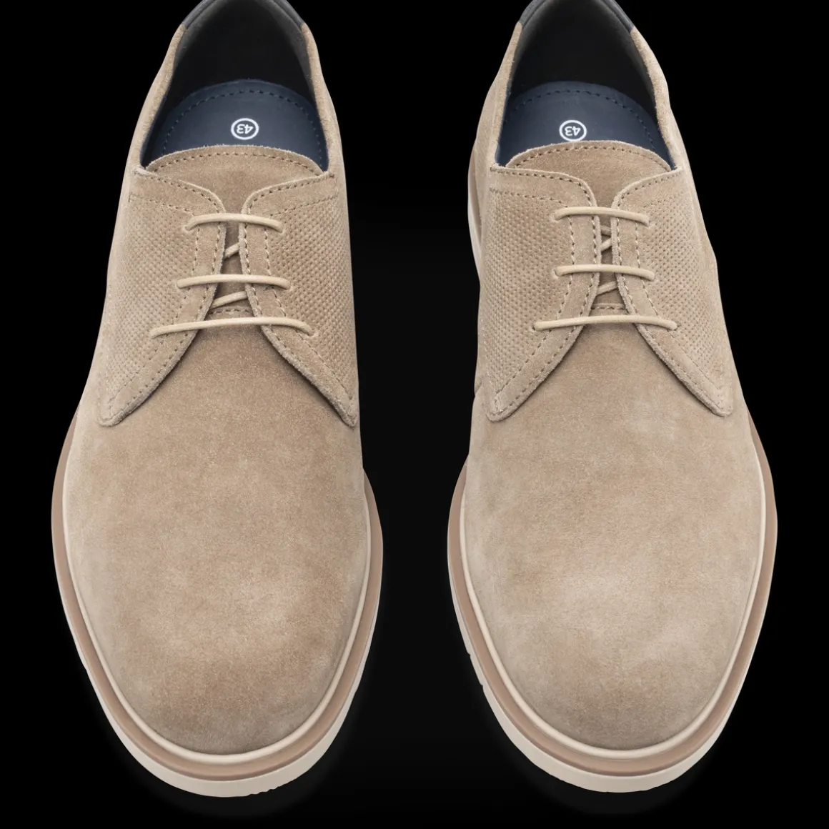 Veterschoenen TAUPE