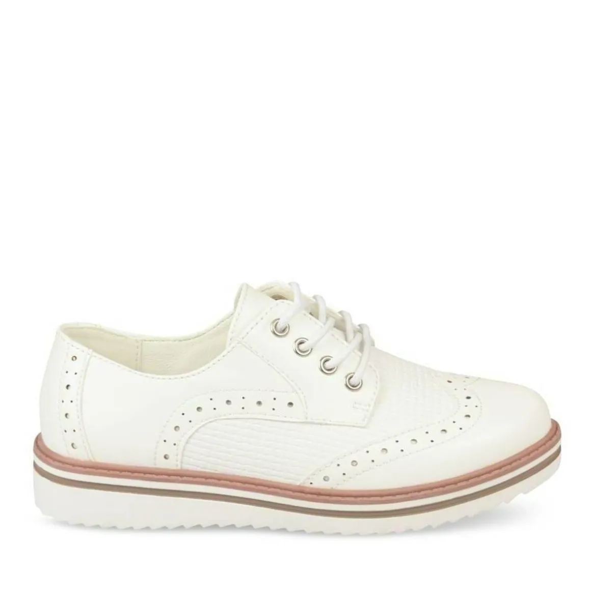 Veterschoenen WIT
