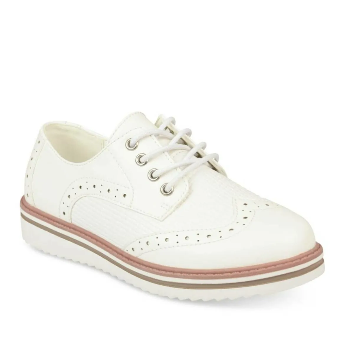 Veterschoenen WIT