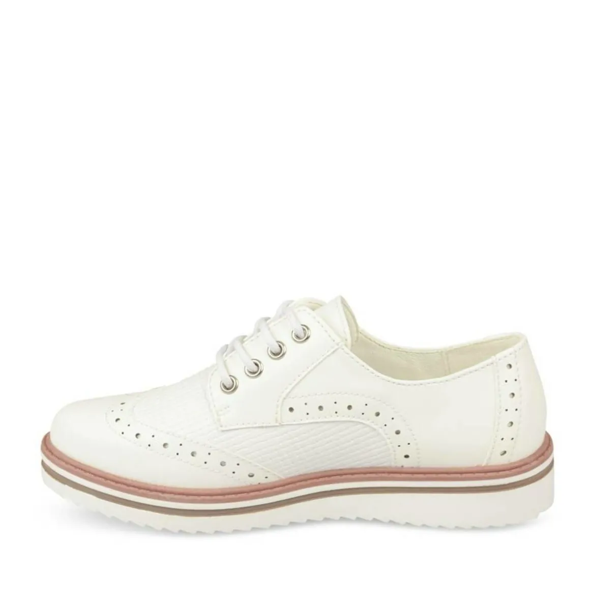 Veterschoenen WIT