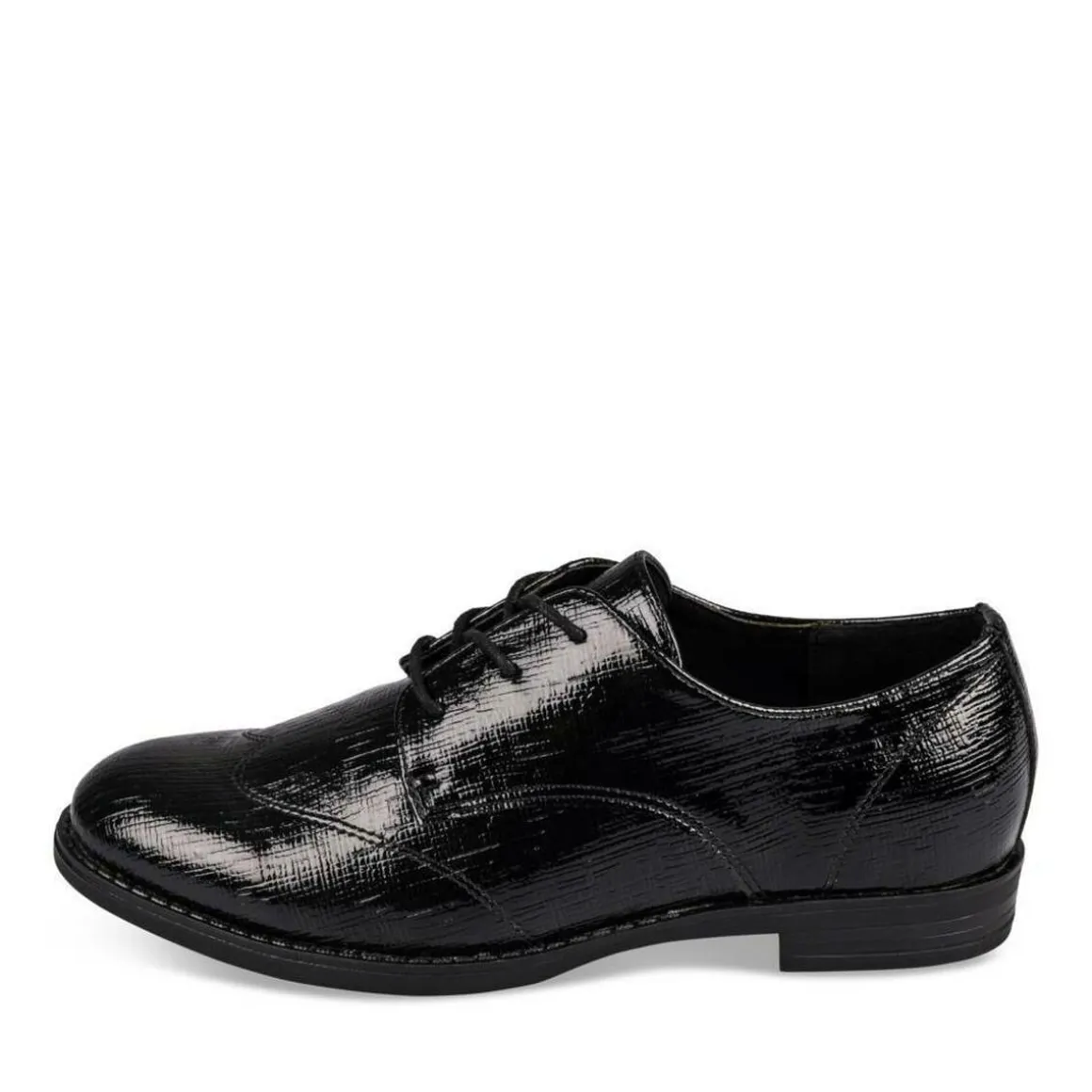 Veterschoenen ZWART