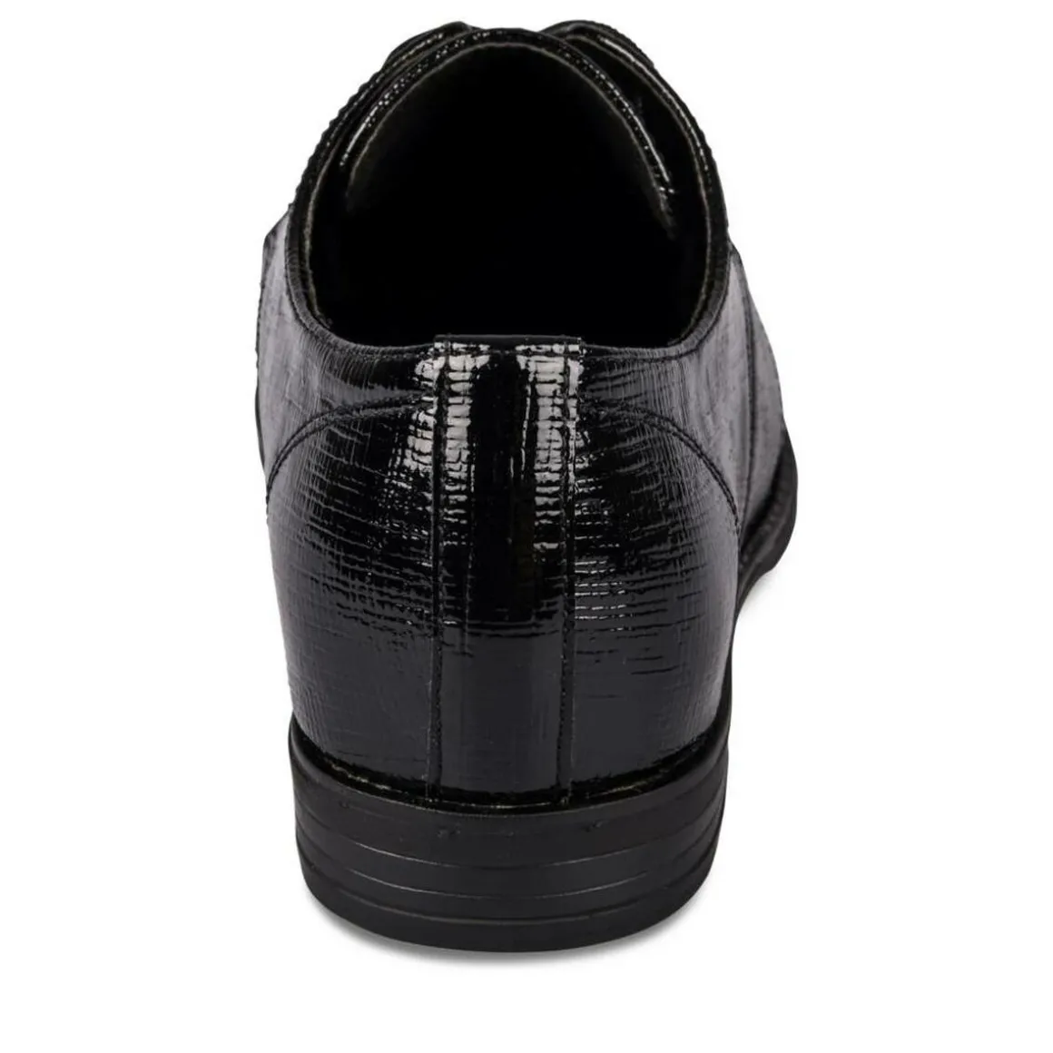Veterschoenen ZWART