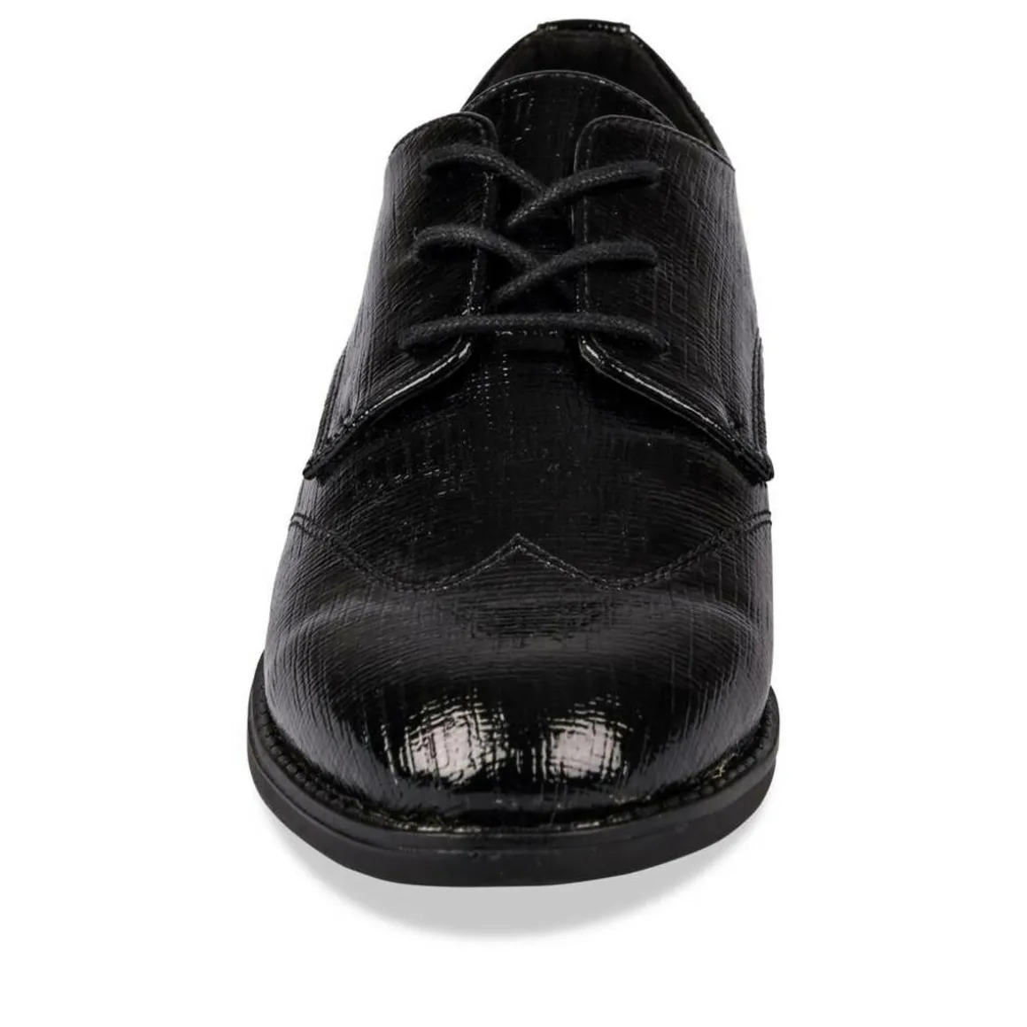 Veterschoenen ZWART
