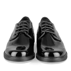 Veterschoenen ZWART