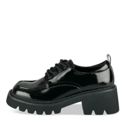 Veterschoenen ZWART