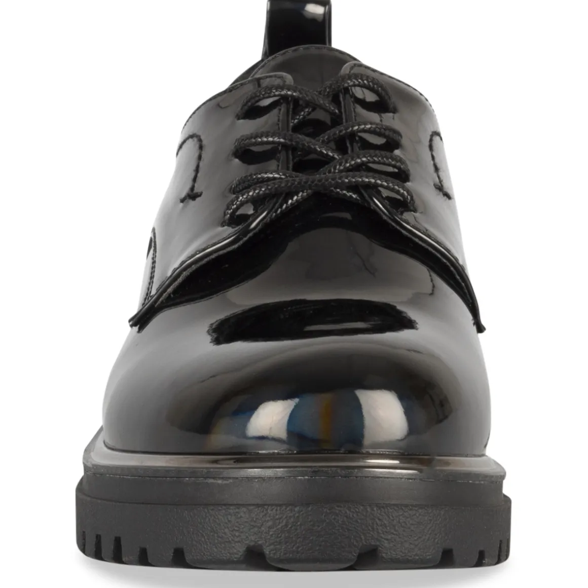 Veterschoenen ZWART