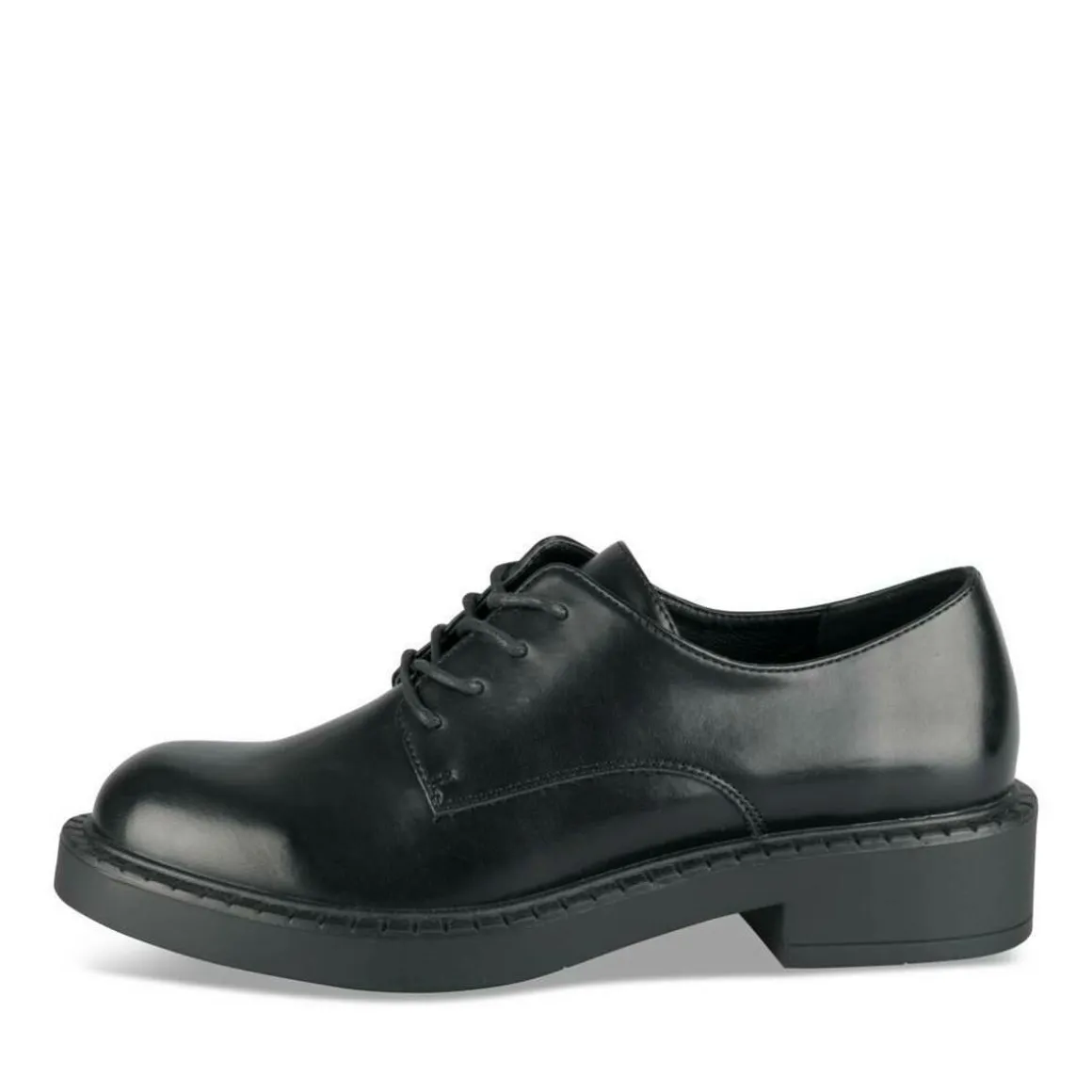 Veterschoenen ZWART