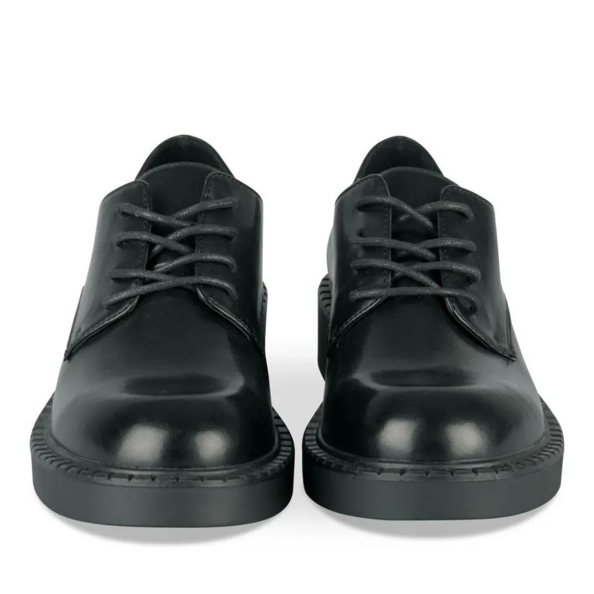 Veterschoenen ZWART