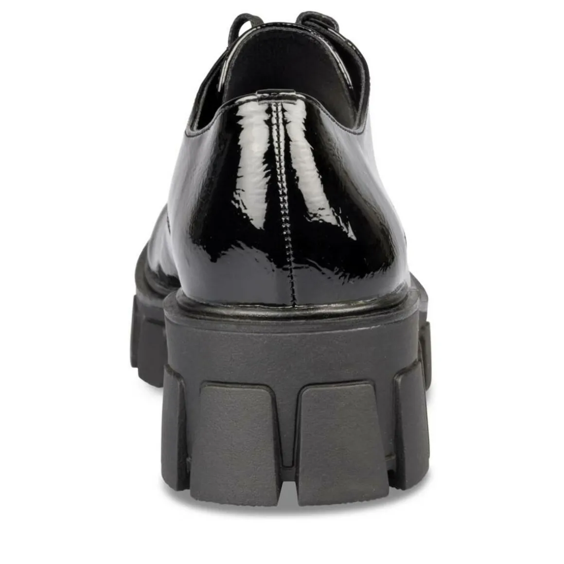 Veterschoenen ZWART