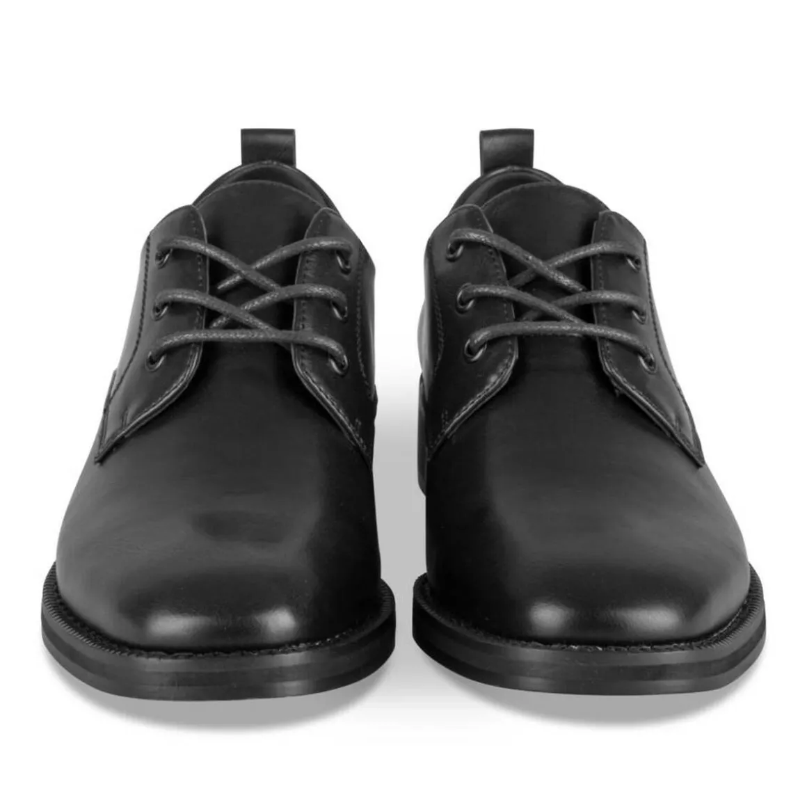 Veterschoenen ZWART