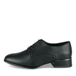 Veterschoenen ZWART